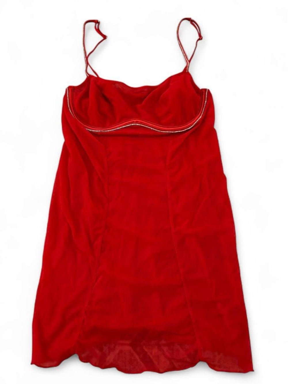 Auden Red Sheer Night Gown